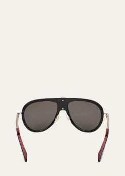 Christian LouboutinAviator Metal Sunglasses