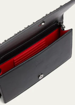 Christian LouboutinBettina Bead-Encrusted Leather Clutch Bag
