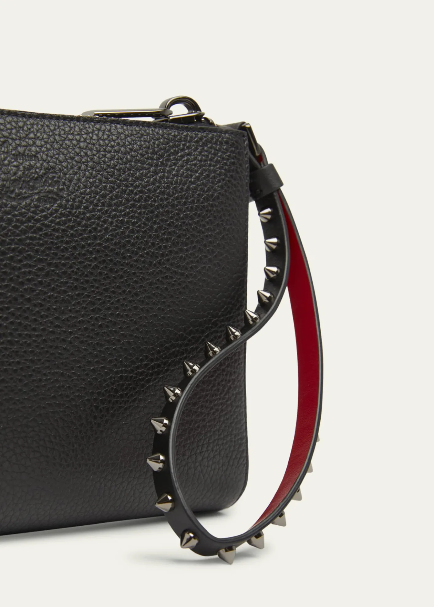 Christian LouboutinCabata Mini Pouch Wristlet in Leather