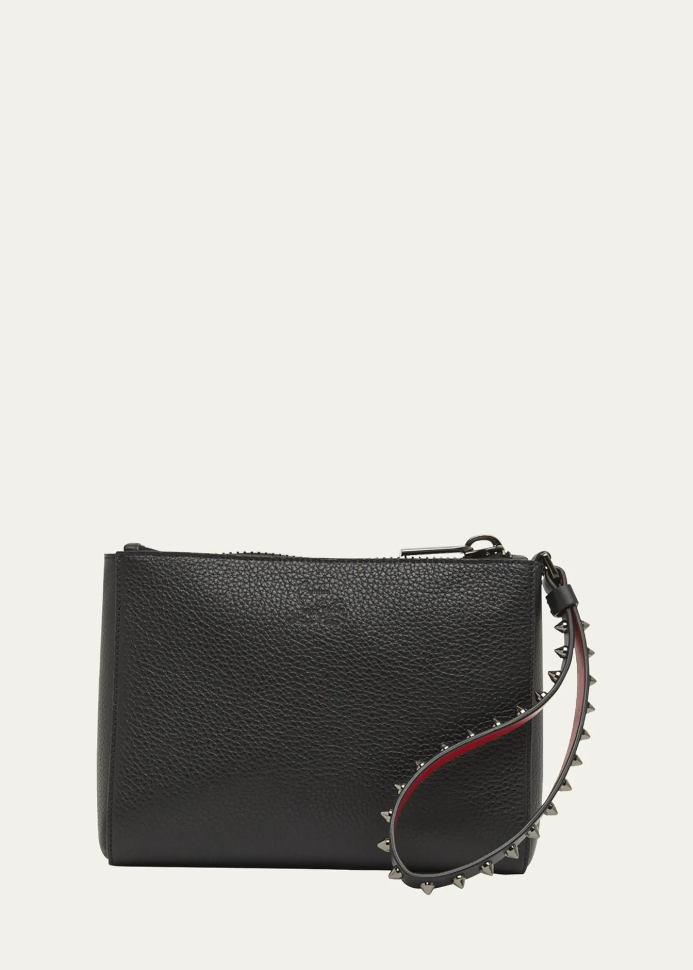 Christian LouboutinCabata Mini Pouch Wristlet in Leather