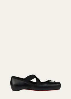 Christian LouboutinCassiasticina Leather Ballerina Flats