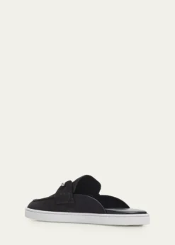 Christian LouboutinChanme Donna Leather Boat Shoe Mules