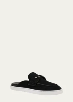 Christian LouboutinChanme Donna Leather Boat Shoe Mules