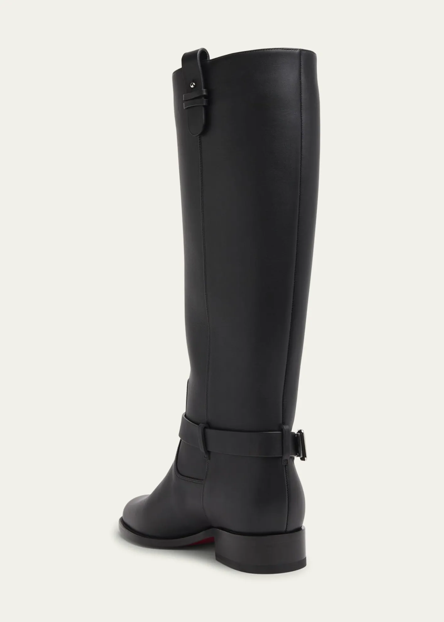 Christian LouboutinDianouchette Leather Red Sole Riding Boots