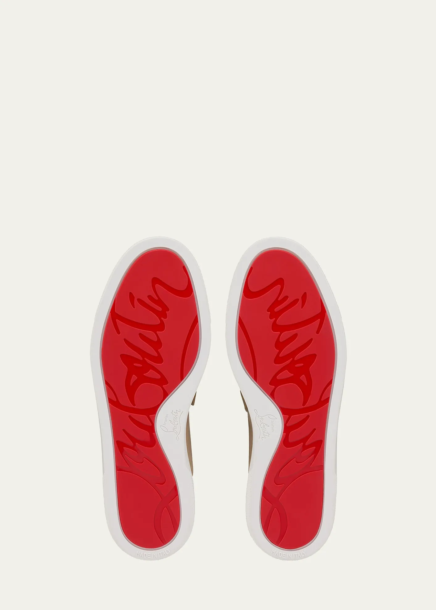 Christian LouboutinDonna Nubuck Leather Boat Shoe Mules