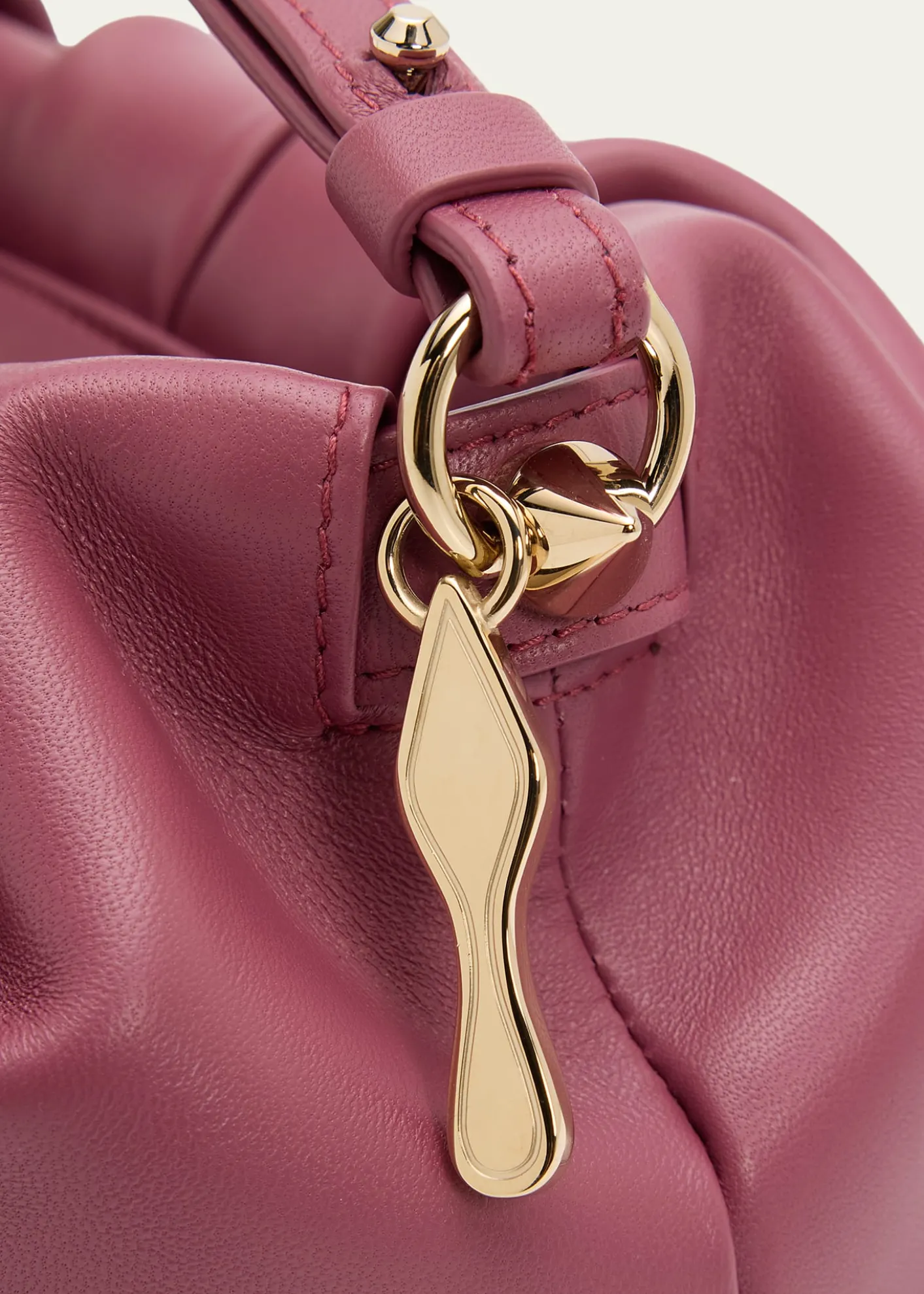 Christian LouboutinEva Mini Pleated Crossbody Bag in Nappa Leather