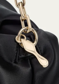 Christian LouboutinEva Ruched Neoprene Shoulder Bag