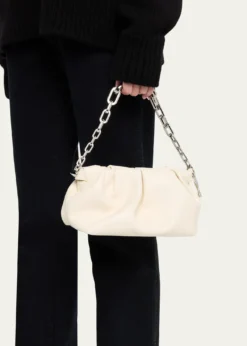 Christian LouboutinEva Small Pleated Shoulder Bag in Nappa Leather