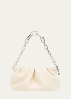 Christian LouboutinEva Small Pleated Shoulder Bag in Nappa Leather