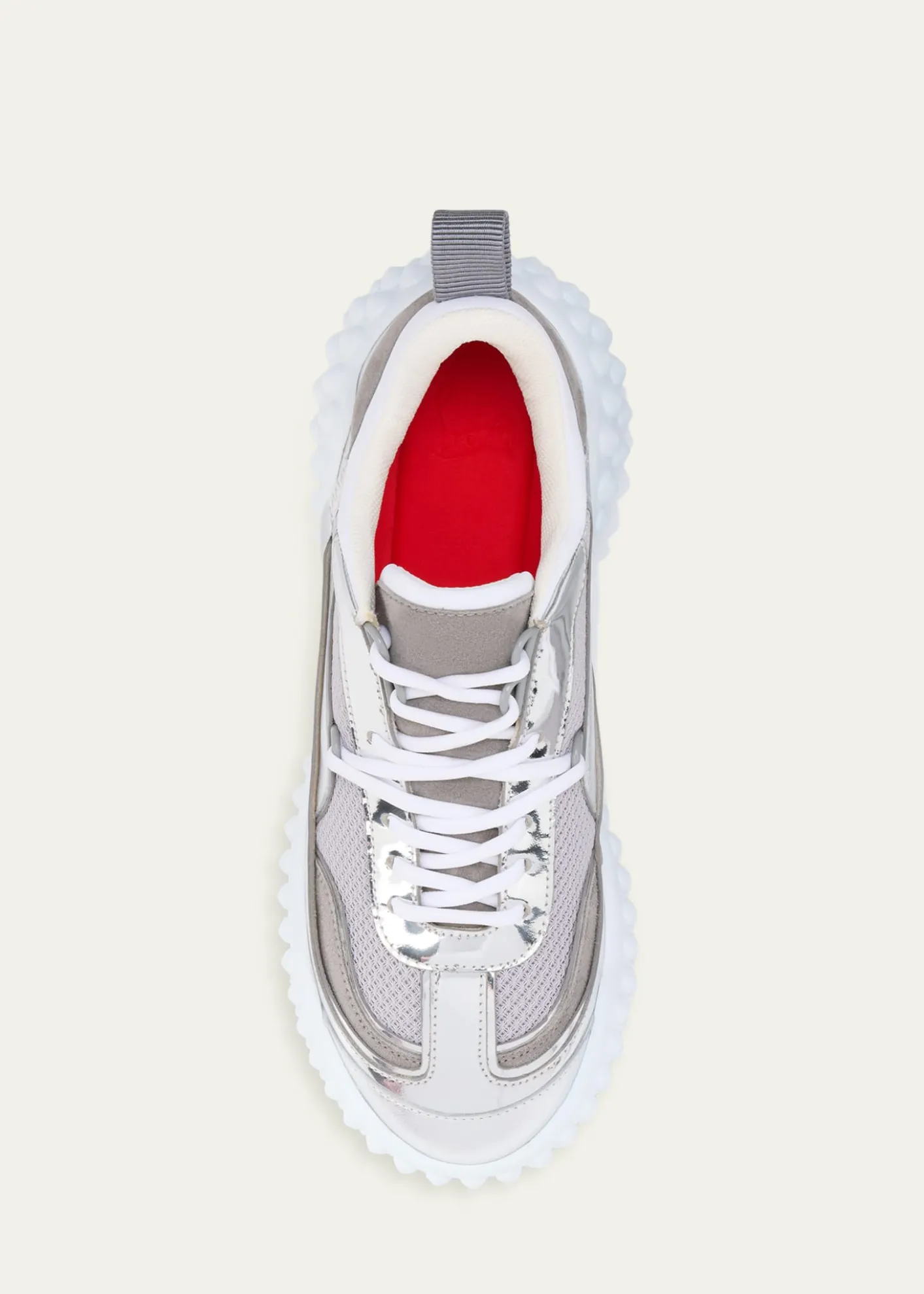 Christian LouboutinMara Mixed Leather Runner Sneakers