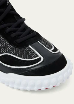 Christian LouboutinMara Mixed Leather Runner Sneakers
