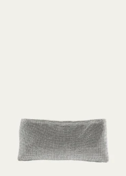 Christian LouboutinMaykimay Mesh Crystal Pouch Clutch Bag