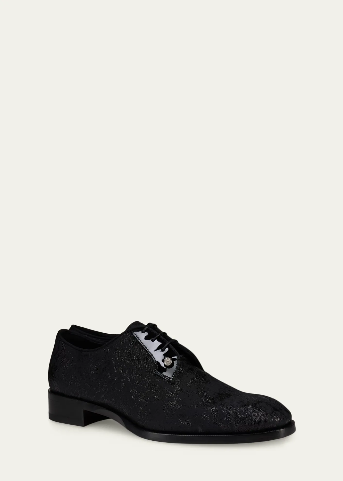 Christian LouboutinMen's Chambeliss Night Strass Jacquard Derby Shoes