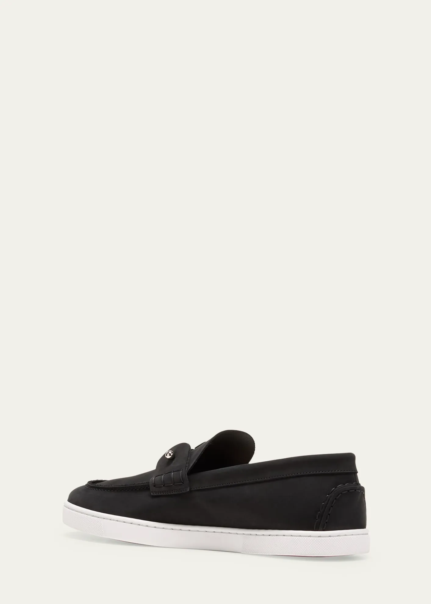 Christian LouboutinMen's Chambeliboat Nubuck Boat Shoes