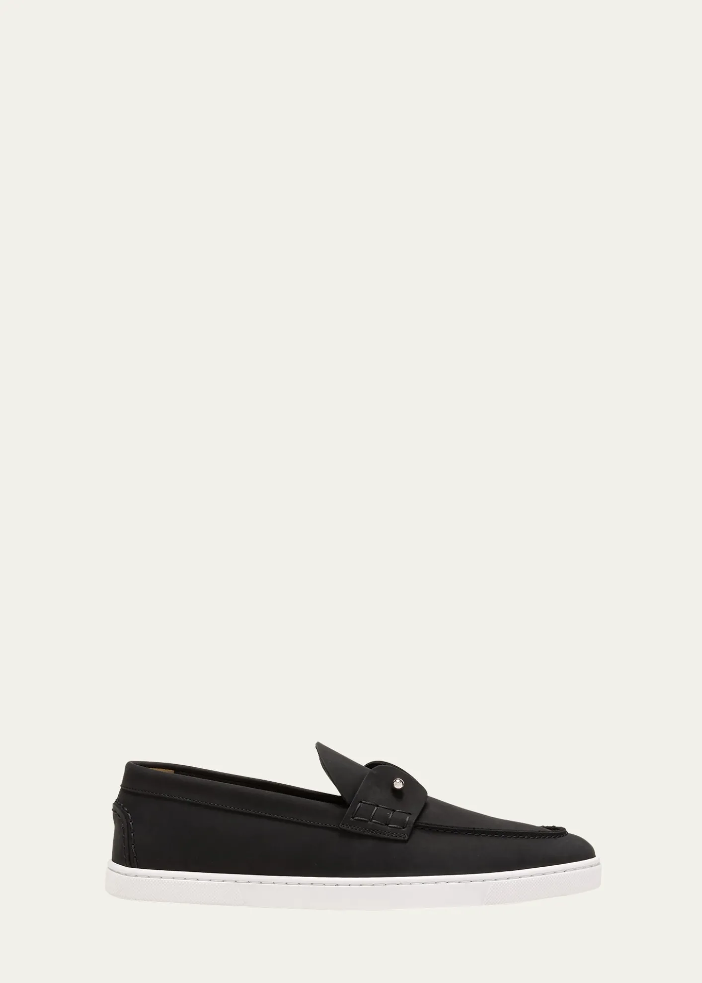 Christian LouboutinMen's Chambeliboat Nubuck Boat Shoes