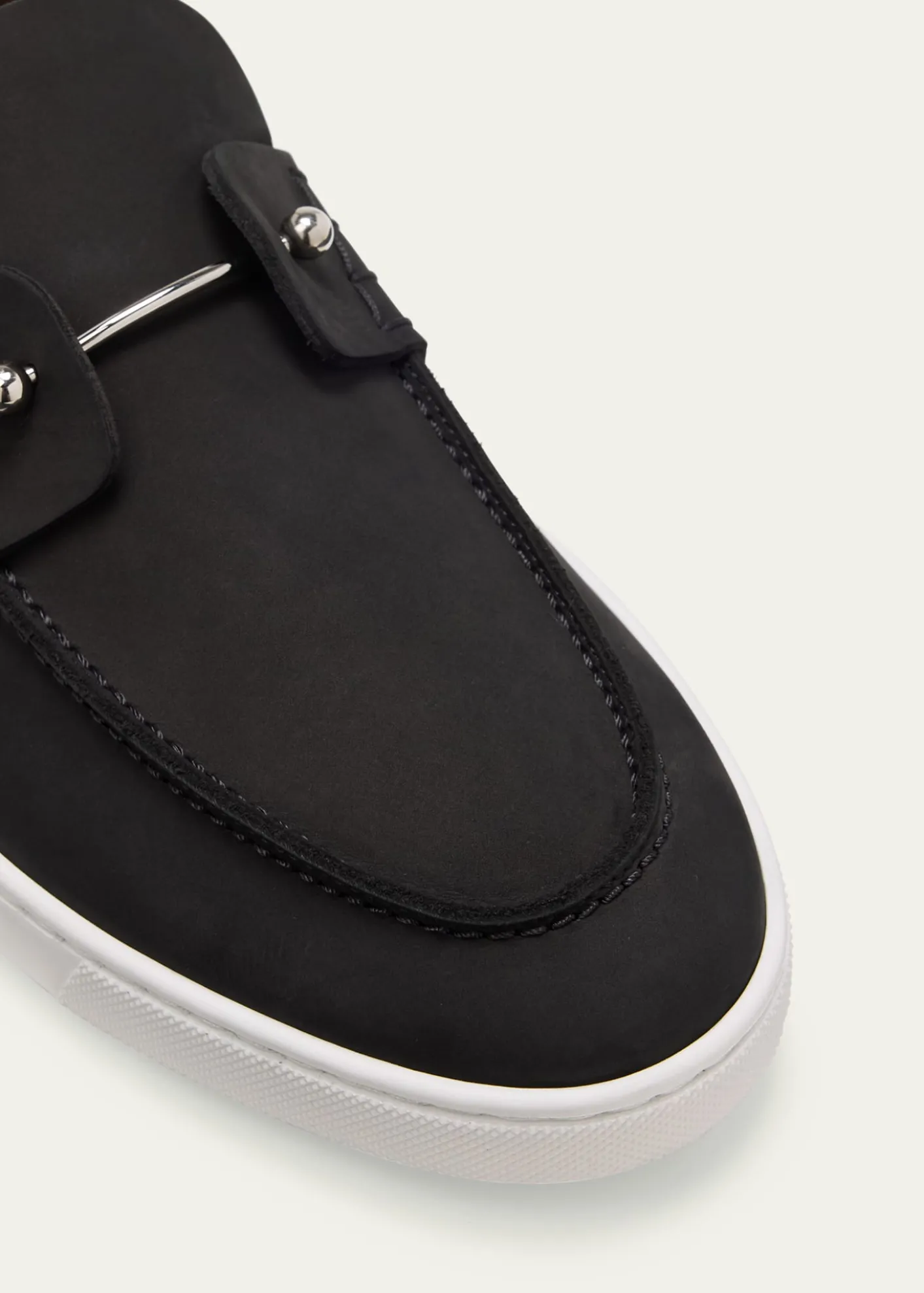Christian LouboutinMen's Chambeliboat Nubuck Boat Shoes