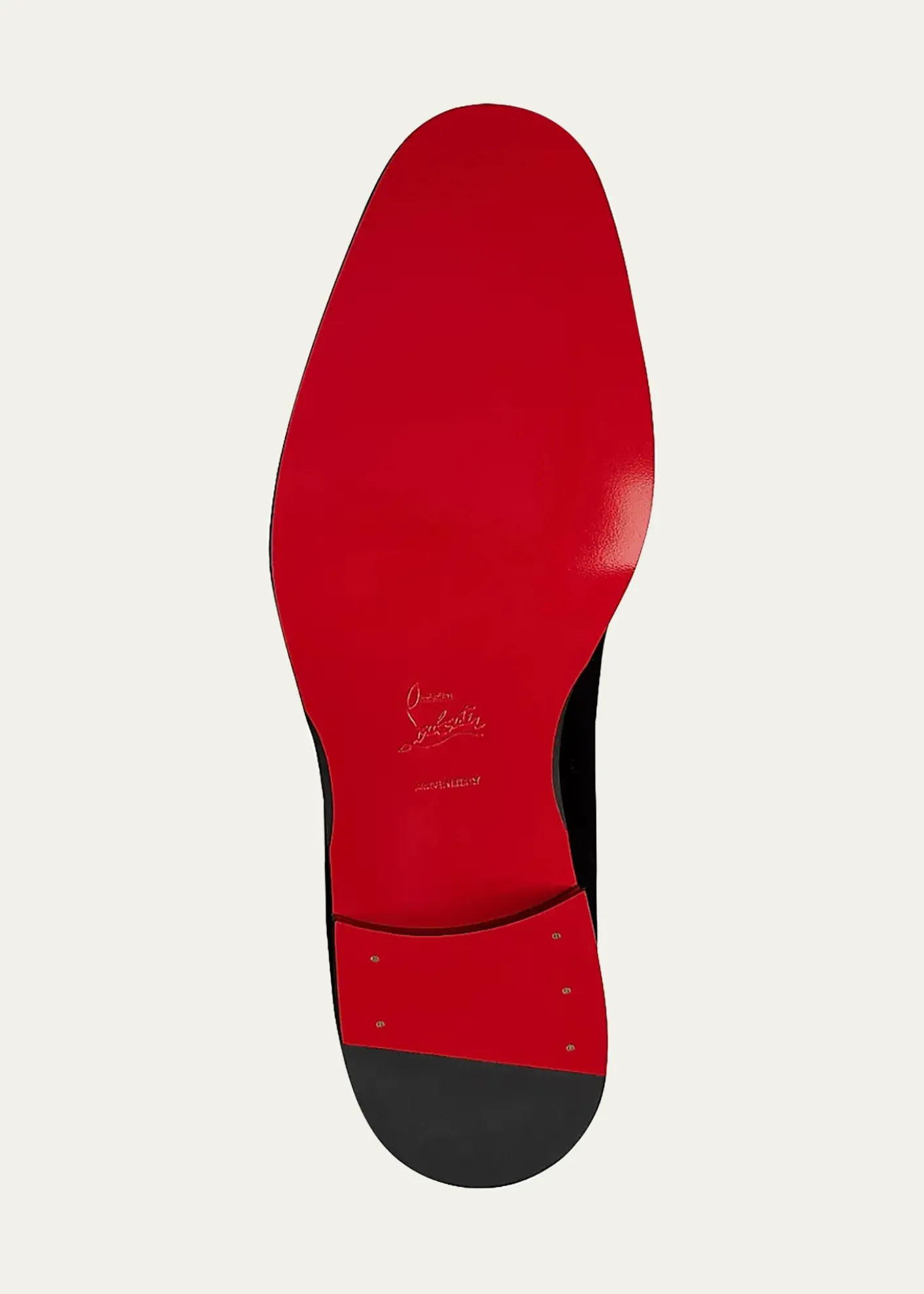 Christian LouboutinMen's Chambeliss Night Strass Velvet Derby Shoes