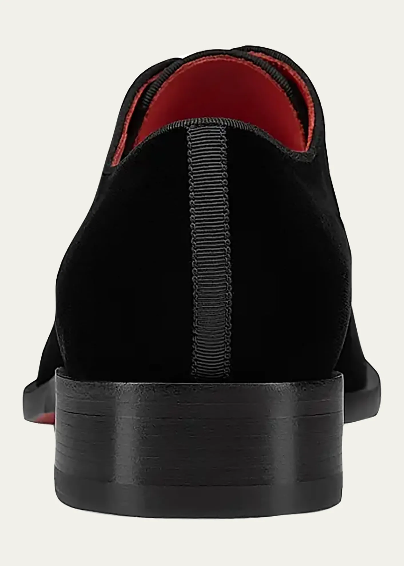 Christian LouboutinMen's Chambeliss Night Strass Velvet Derby Shoes
