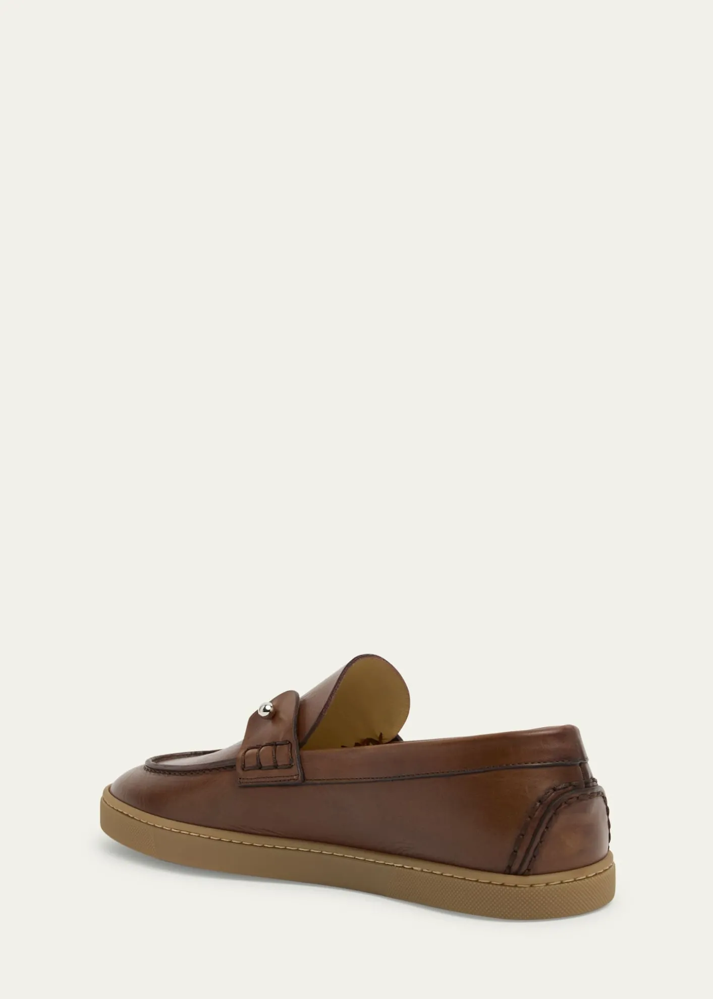 Christian LouboutinMen's Chambeliboat Leather Loafers
