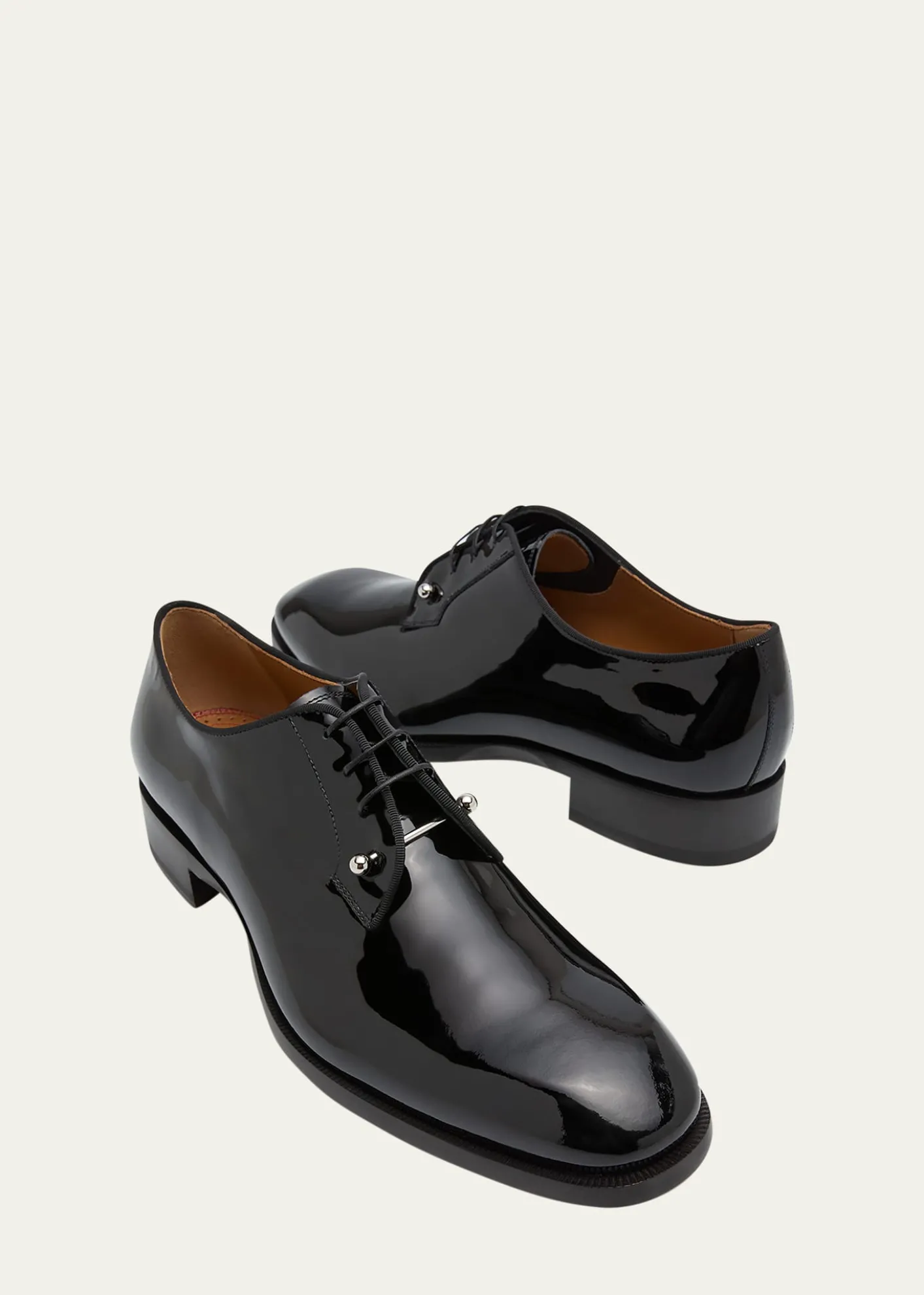 Christian LouboutinMen's Chambeliss Patent Leather Derby Shoes