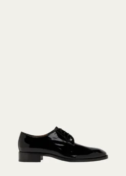 Christian LouboutinMen's Chambeliss Patent Leather Derby Shoes