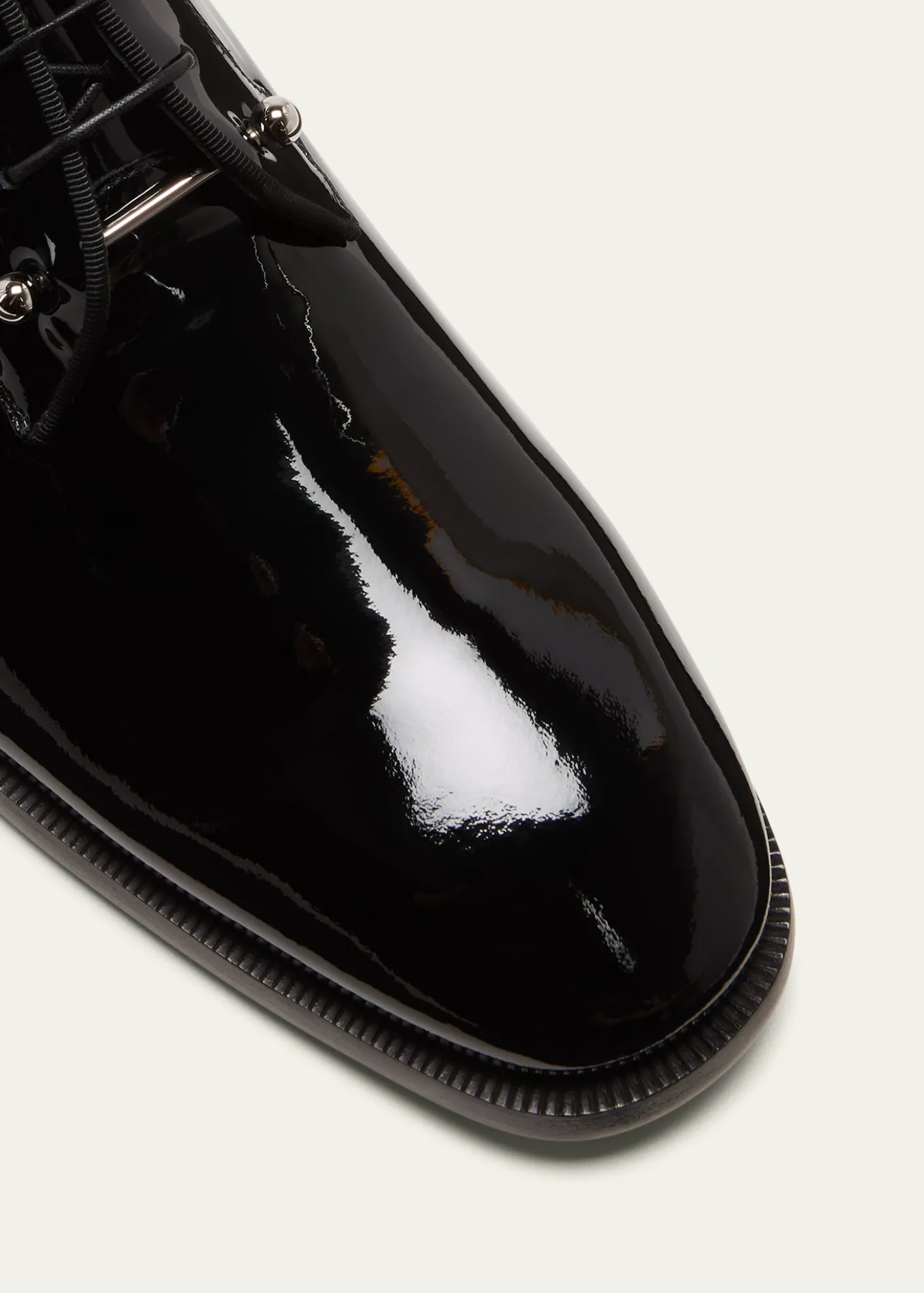 Christian LouboutinMen's Chambeliss Patent Leather Derby Shoes