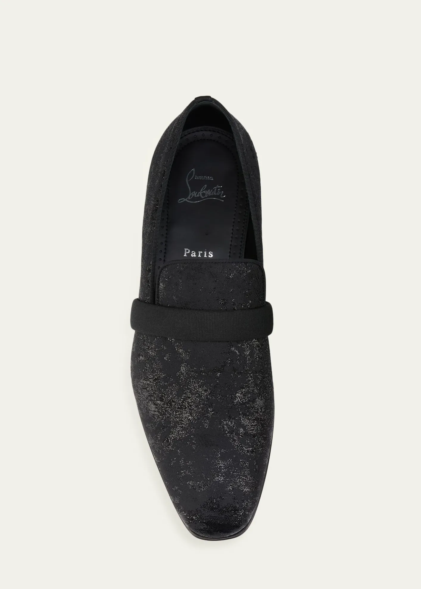 Christian LouboutinMen's Dandydeco Flat Jacquard Loafers