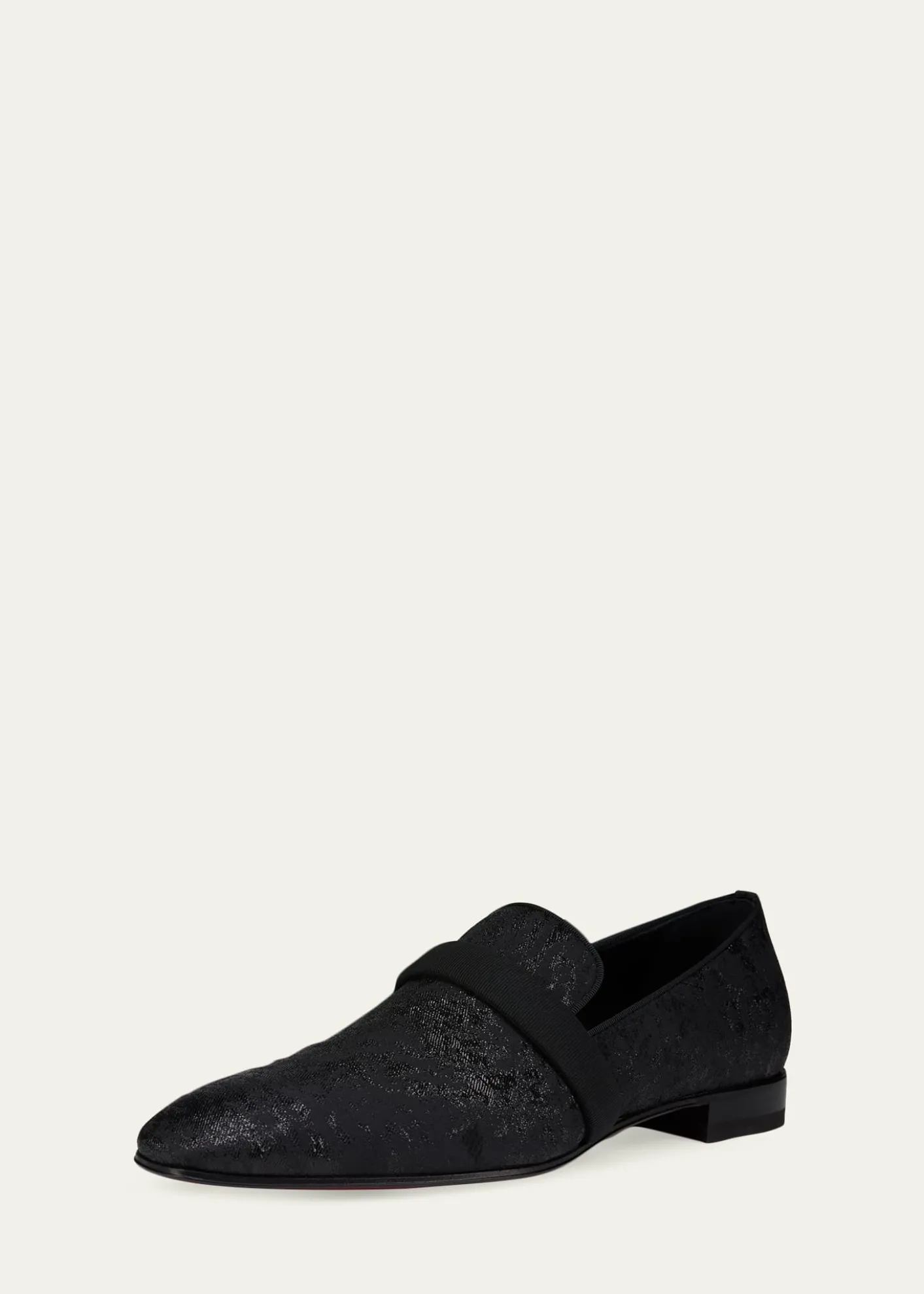 Christian LouboutinMen's Dandydeco Flat Jacquard Loafers