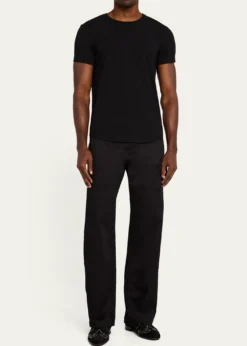 Christian LouboutinMen's Dandysiago Rhinestone and Leather Loafers