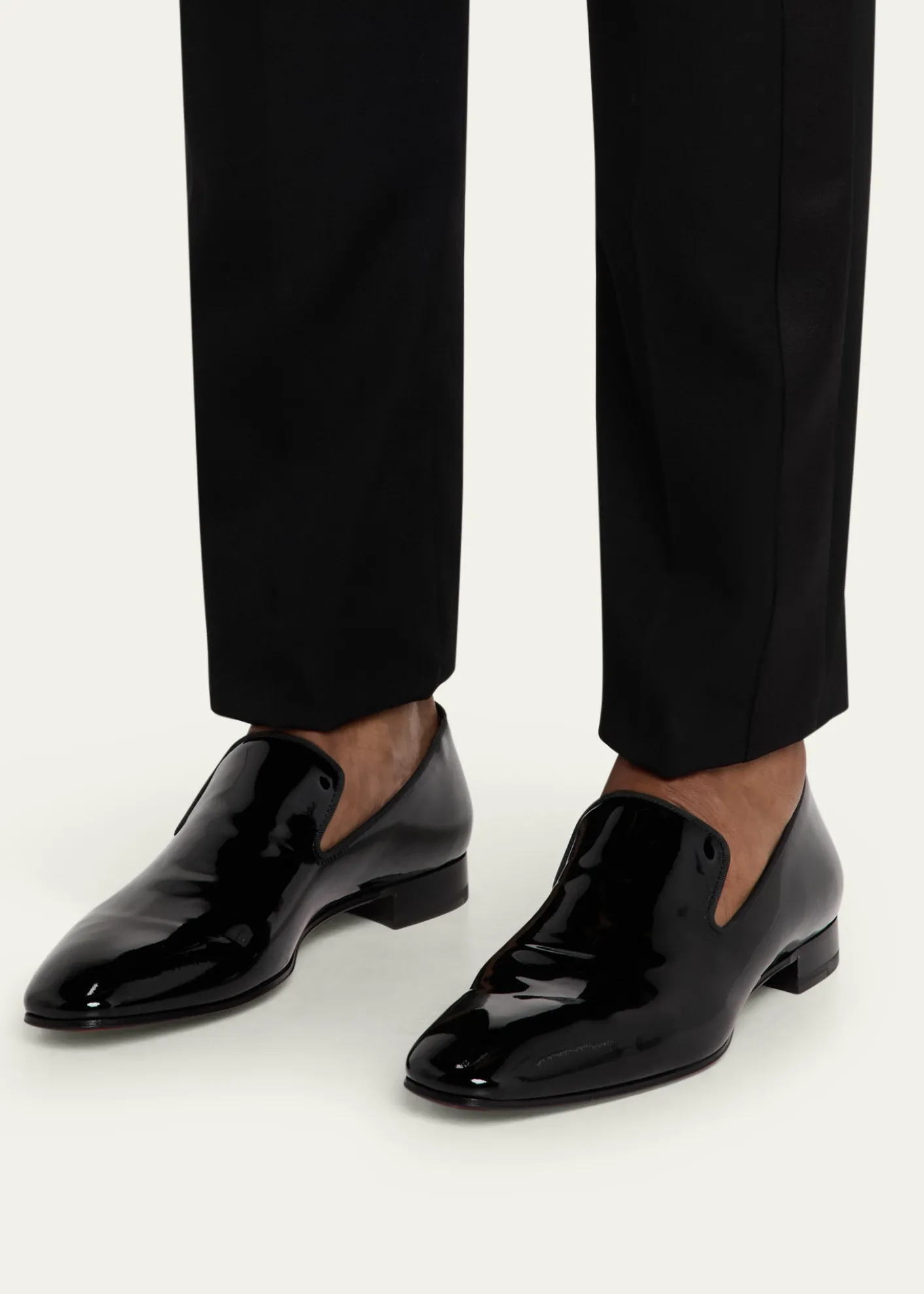 Christian LouboutinMen's Dandelion Patent Leather Loafers