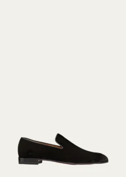 Christian LouboutinMen's Dandelion Velvet Loafers
