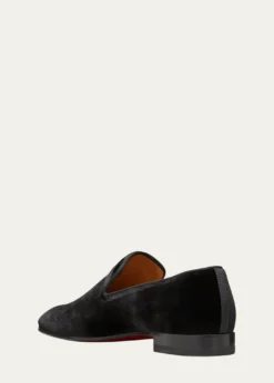 Christian LouboutinMen's Dandelion Velvet Loafers