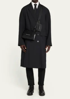 Christian LouboutinMen's Kosmica Mini Leather Crossbody Bag