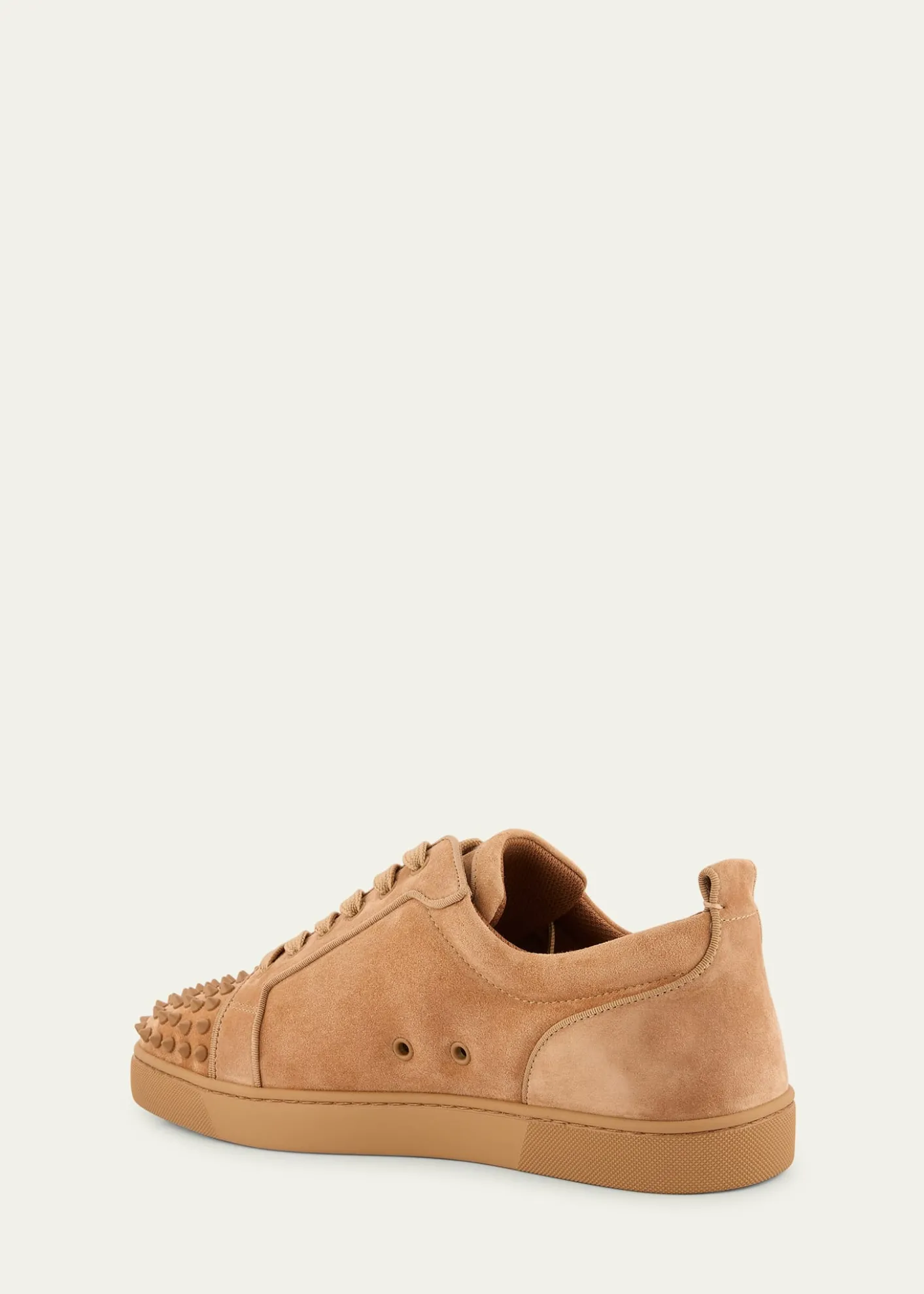Christian LouboutinMen's Louis Junior Spikes Low-Top Suede Sneakers