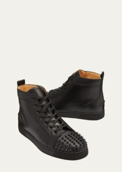 Christian LouboutinMen's Lou Spikes High-Top Sneakers