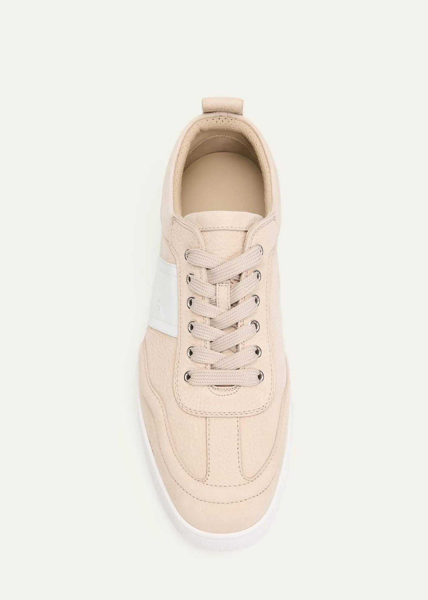 Christian LouboutinMen's Retero Nubuck Leather Low-Top Sneakers