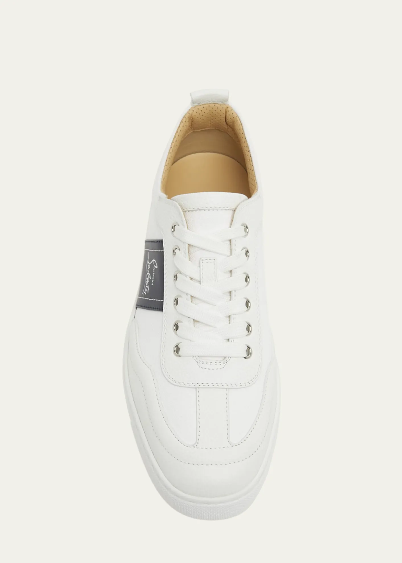 Christian LouboutinMen's Retero Canvas and Leather Low-Top Sneakers