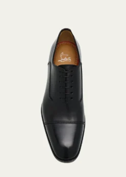 Christian LouboutinMen's Seriox Cap-Toe Leather Oxfords