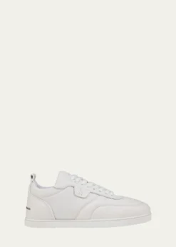 Christian LouboutinMen's Sk Vi Flat Calf Leather Low-Top Sneakers