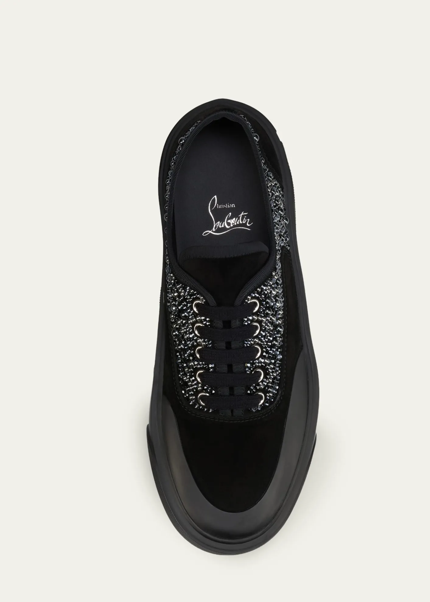 Christian LouboutinMen's Tactical Skate Red Sole Low-Top Sneakers