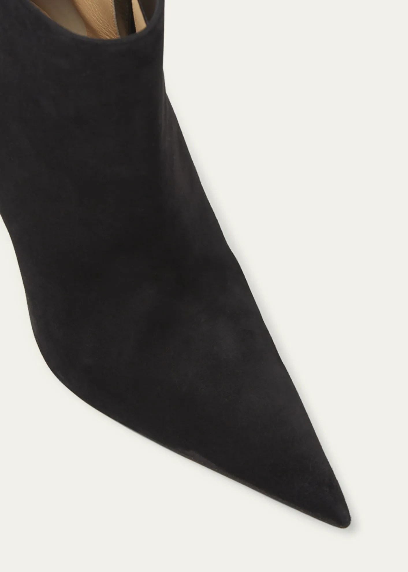 Christian Louboutin100mm Belle Suede Ankle Booties