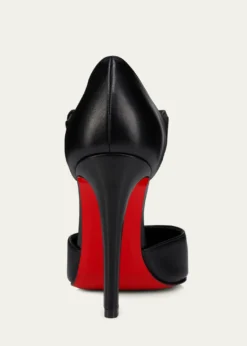 Christian Louboutin100mm Fanny Demie Leather Ankle-Strap Pumps