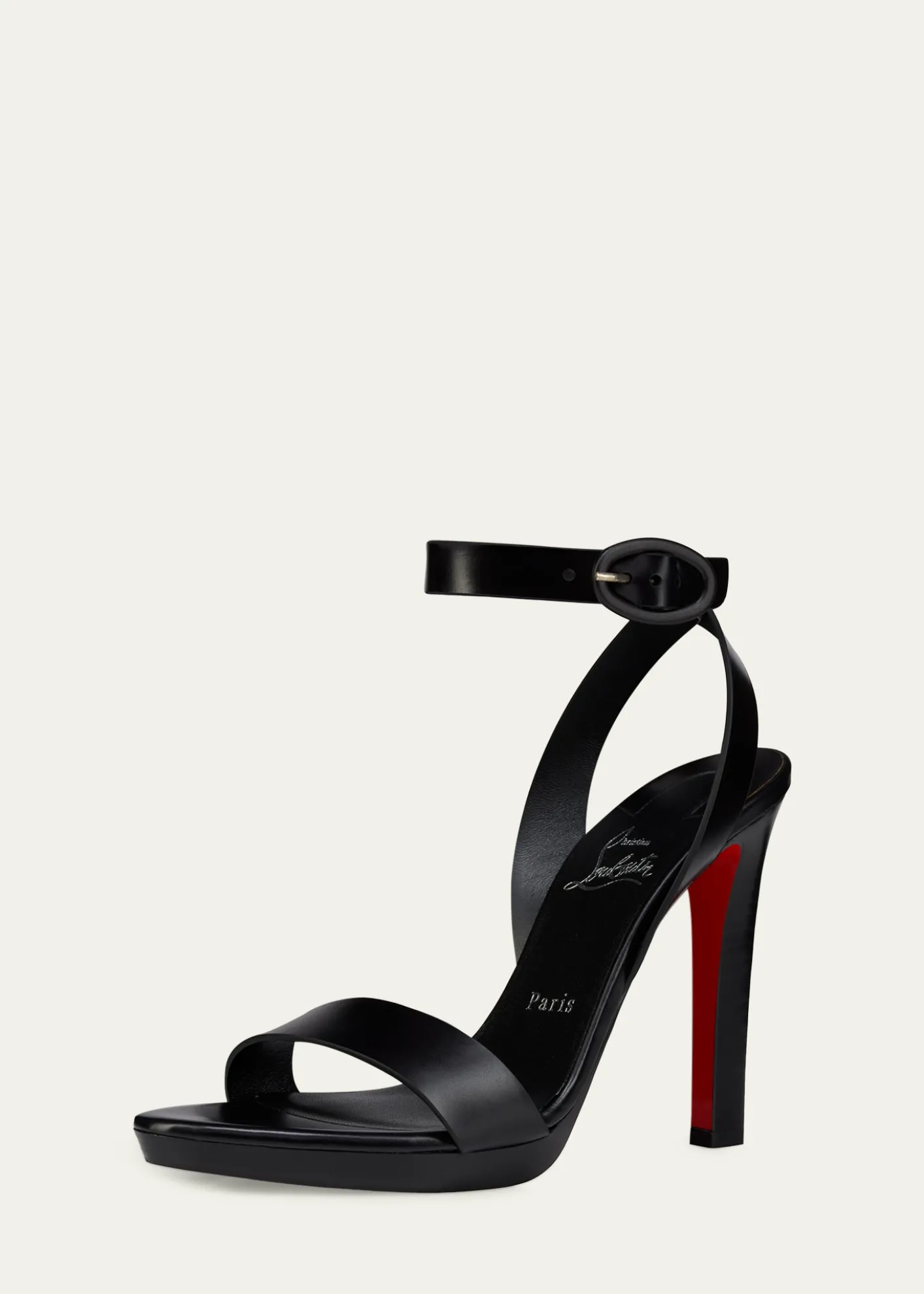 Christian Louboutin120mm Fanny Leather Sandals