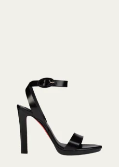 Christian Louboutin120mm Fanny Leather Sandals