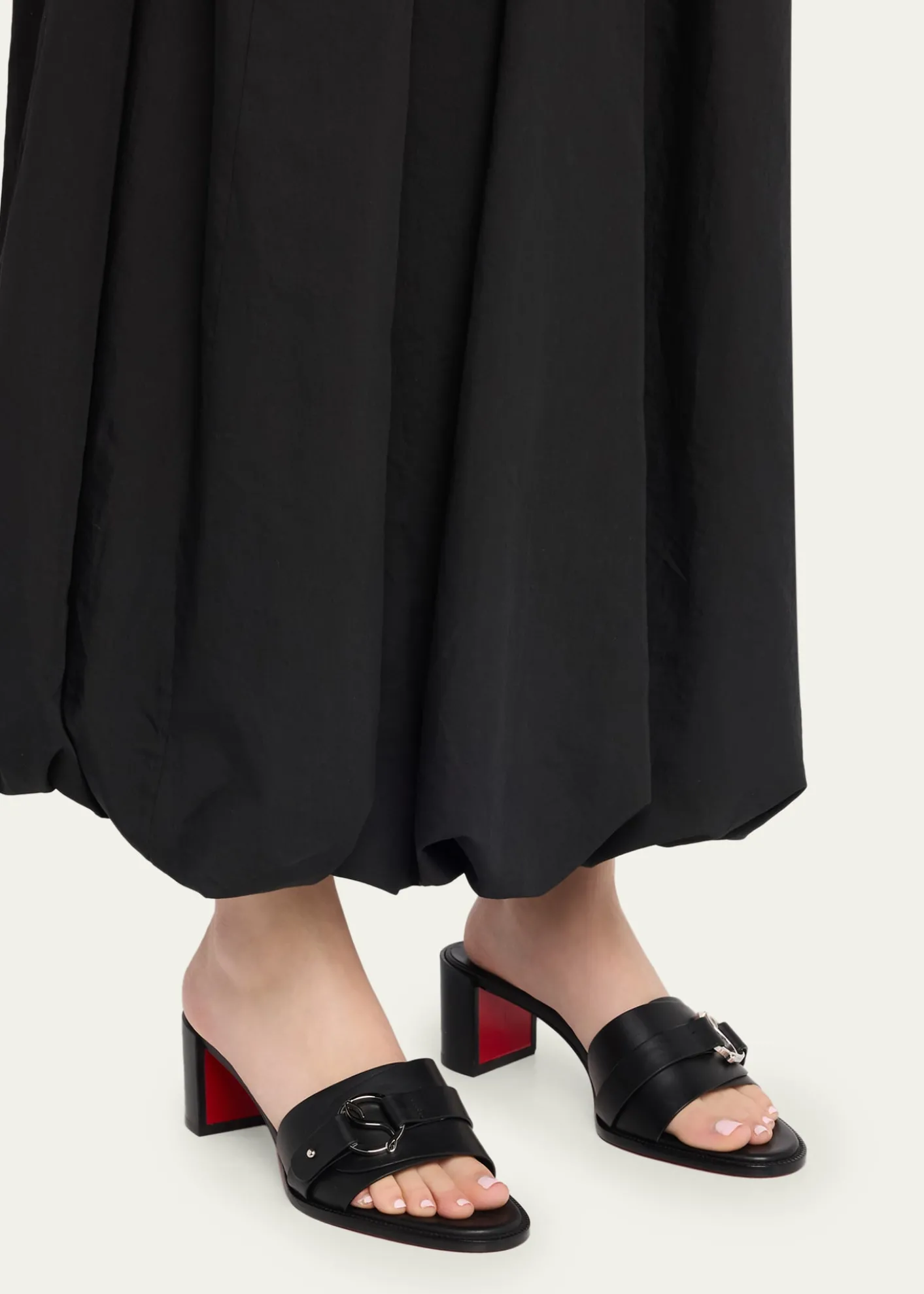 Christian Louboutin55mm Her in Roma Leather Mules