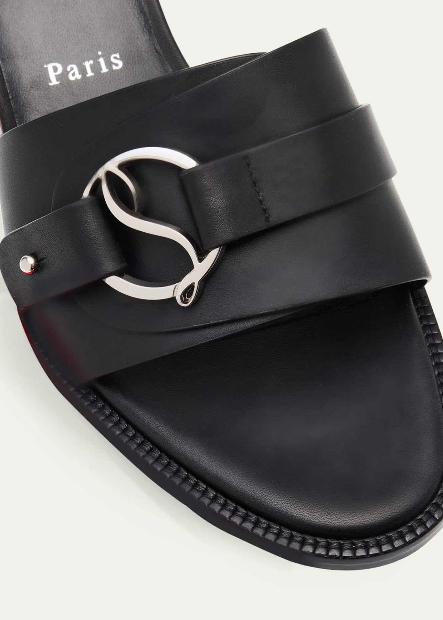 Christian Louboutin55mm Her in Roma Leather Mules