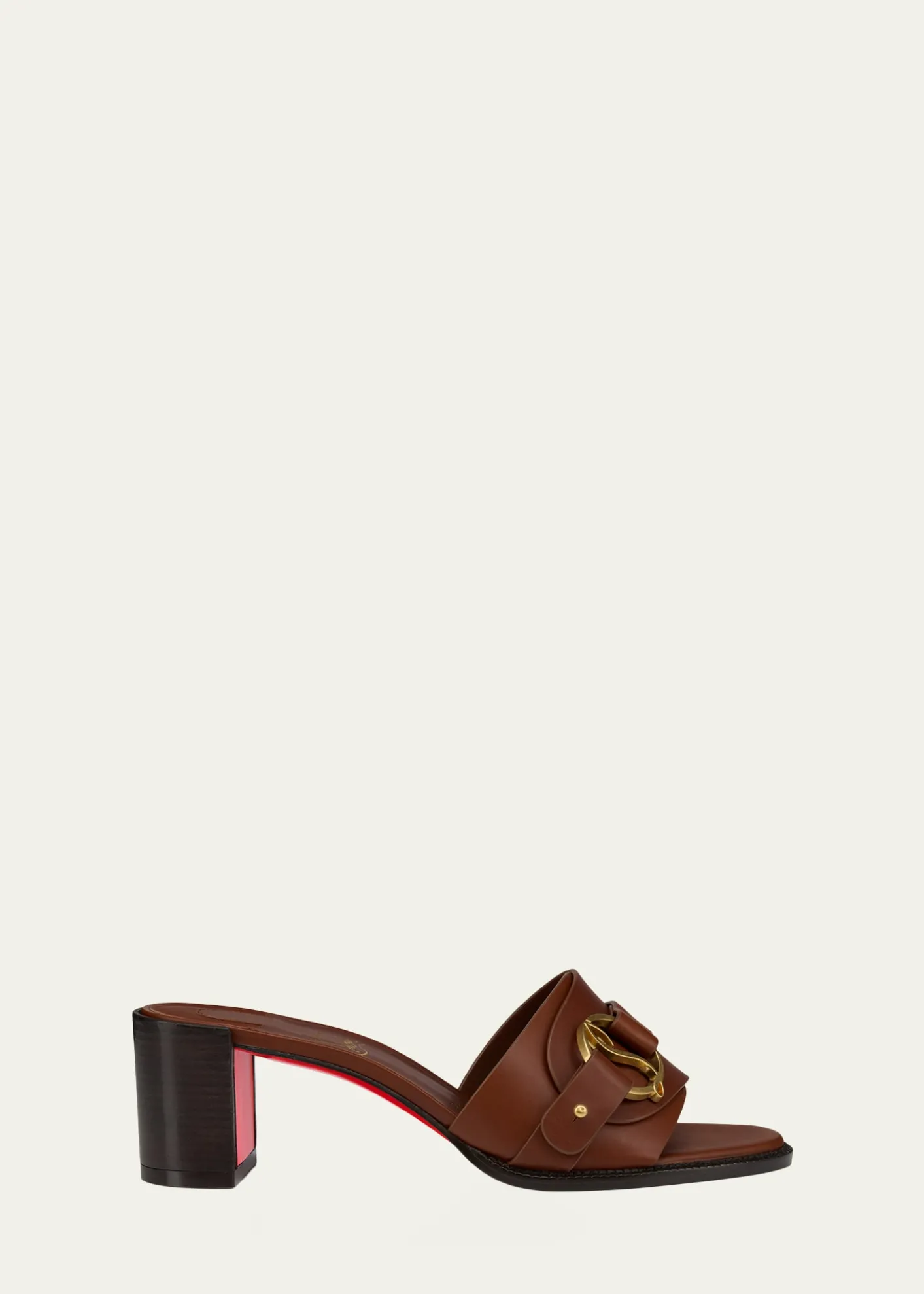 Christian Louboutin55mm Her in Roma Leather Mules