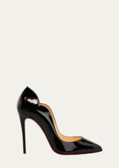 Christian Louboutin100mm Hot Chick Patent High-Heel Pumps