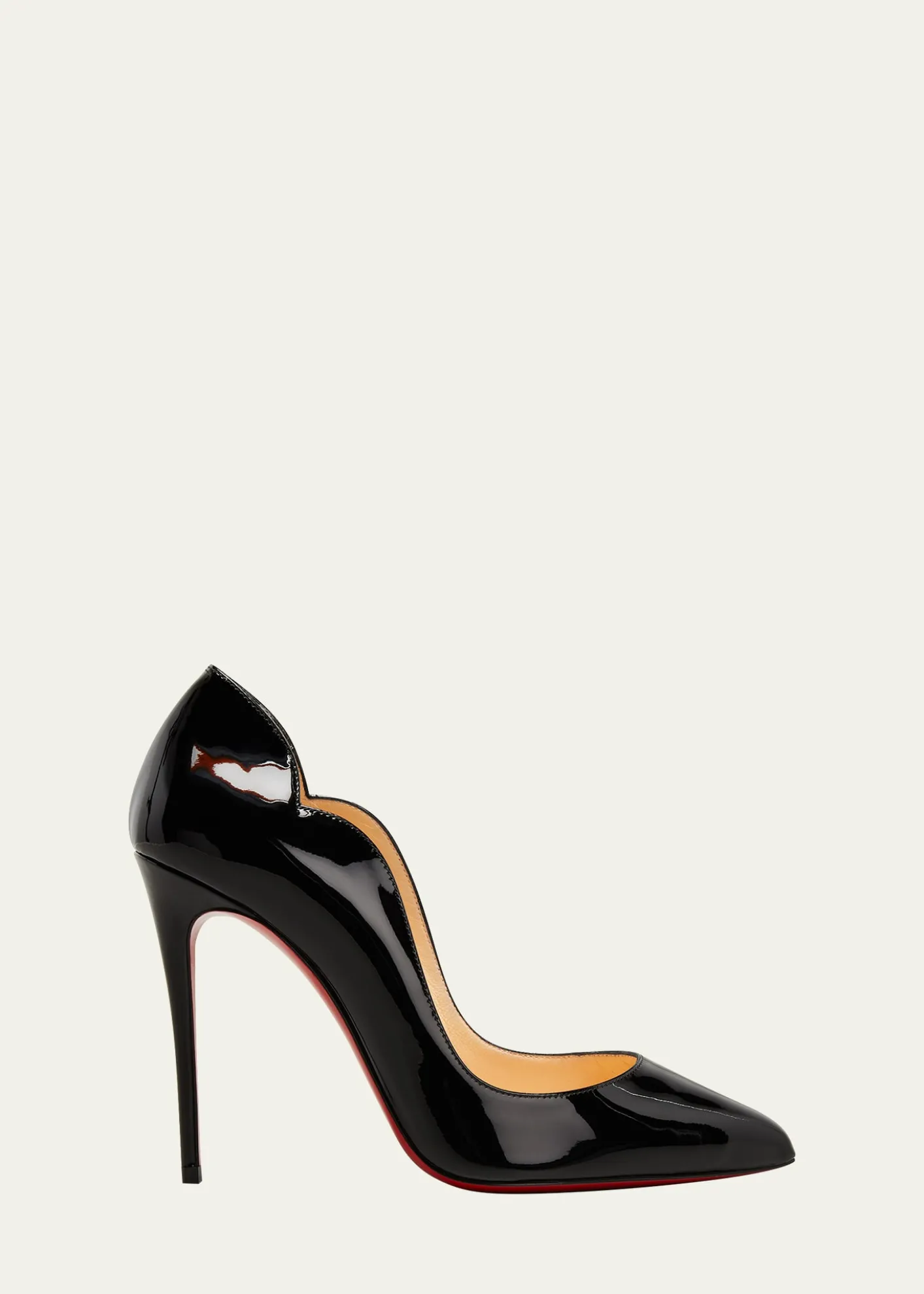 Christian Louboutin100mm Hot Chick Patent High-Heel Pumps