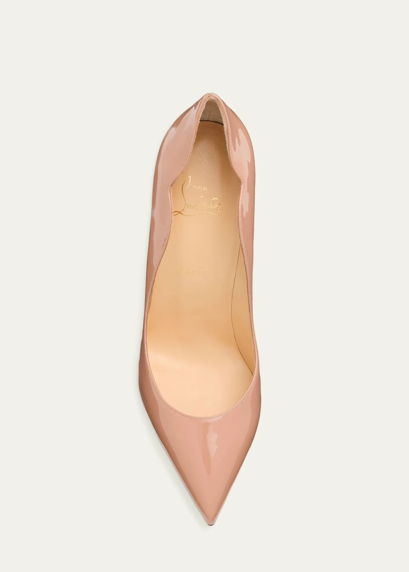 Christian Louboutin100mm Hot Chick Patent High-Heel Pumps
